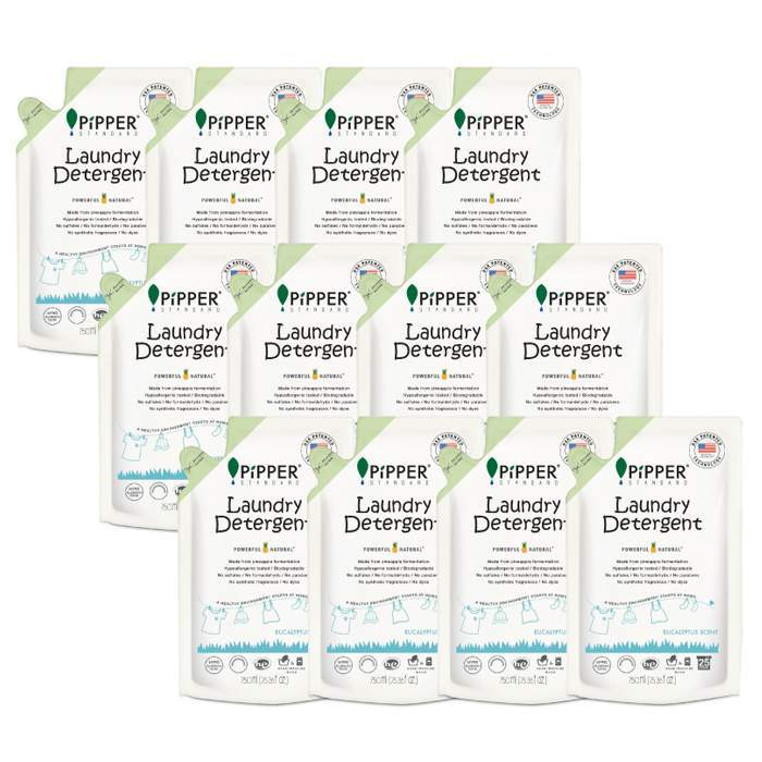 Promo-2-LDEU750-new-1 Natural Laundry Detergent Eucalyptus Scent 750 ml x 12 Pouches - Image 1